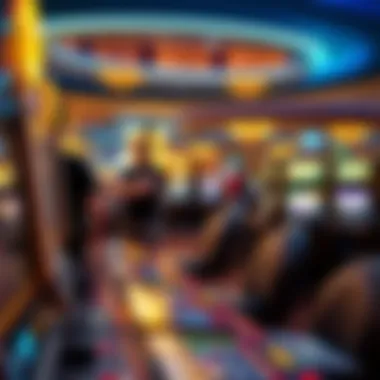 Illustration of a casino environment where the Players Card enhances the gaming experience