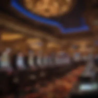 Luxurious gaming floor filled with high-end slot machines