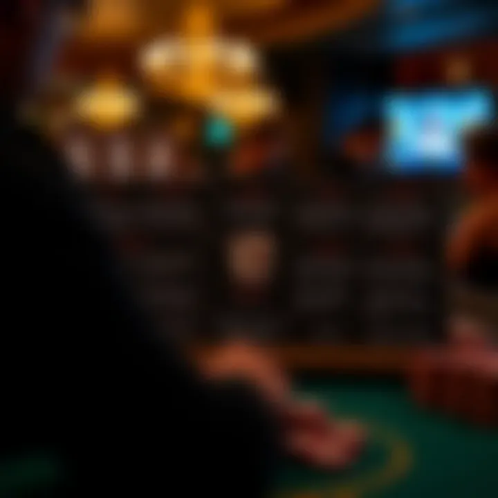 A strategy diagram outlining blackjack tactics