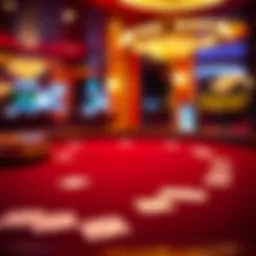 A vibrant online blackjack table with virtual cards