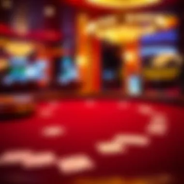 A vibrant online blackjack table with virtual cards