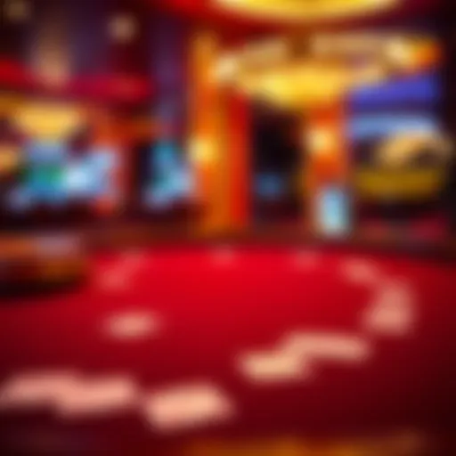 A vibrant online blackjack table with virtual cards