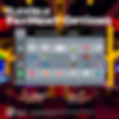 A chart showcasing various payment methods for online casinos