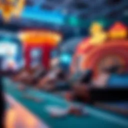 Visual representation of Facebook's integration with online casinos