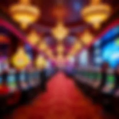 Overview of a vibrant Las Vegas casino environment