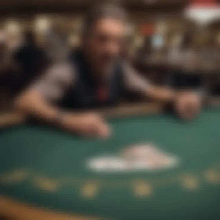 Poker Table in a Laughlin Casino