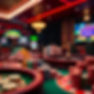 A selection of different gaming options available at online casinos