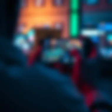 Close-up of a smartphone displaying a live dealer game in an online gambling application.