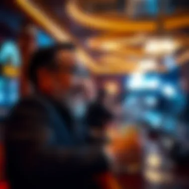 Guest enjoying the smoking room experience