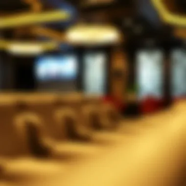 Comfortable seating arrangement in smoking area