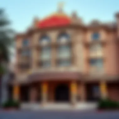 Stunning exterior view of Mermaids Palace Casino showcasing intricate architectural details