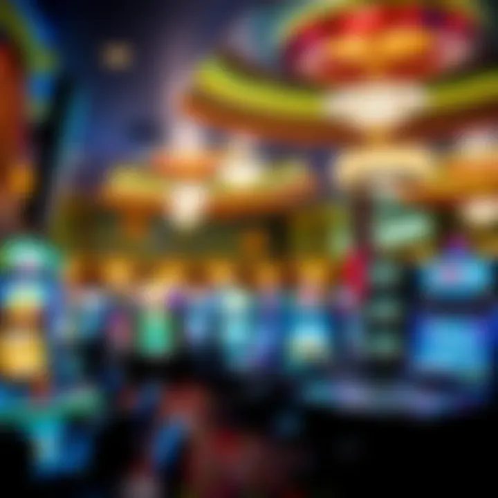 Vibrant gaming floor filled with diverse gaming options and lively atmosphere