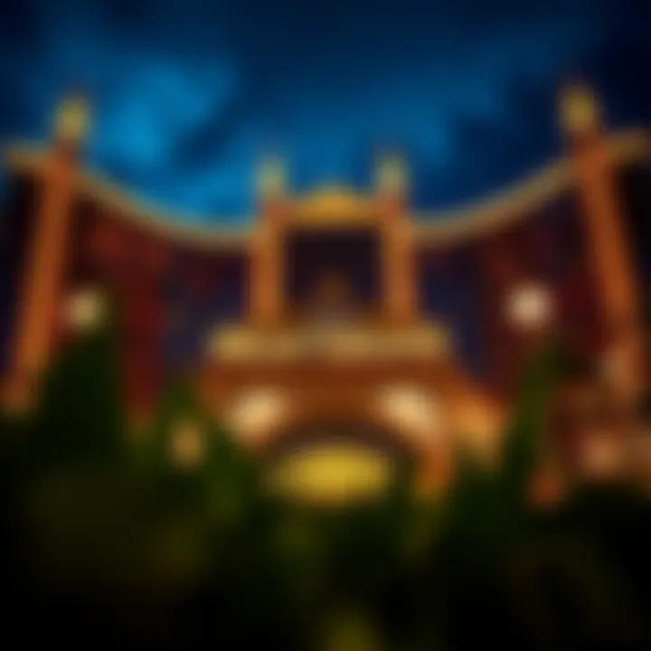 MGM Grand Oxon Hill Exterior Exterior view of MGM Grand Oxon Hill showcasing its grandeur