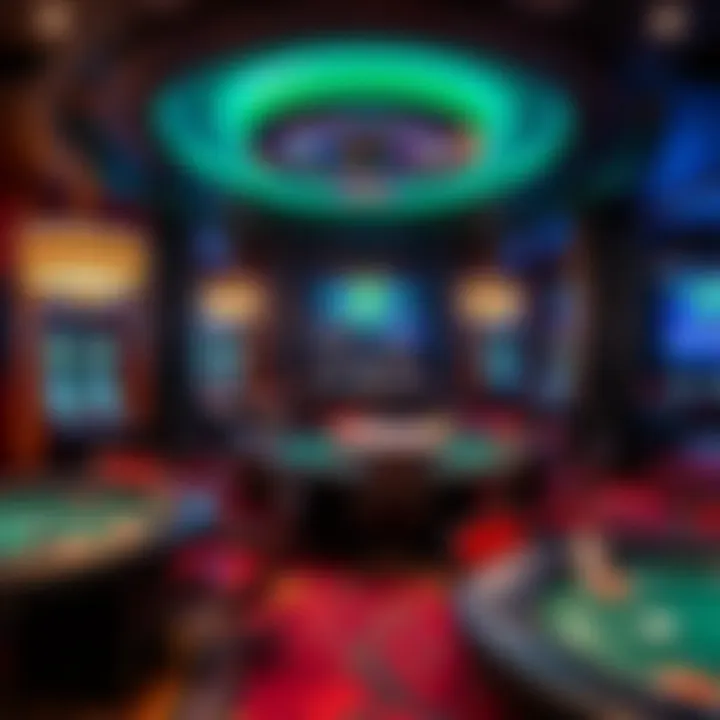 An iconic Miami poker venue showcasing its design