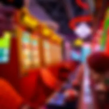 A captivating illustration of gameplay in action, highlighting the excitement and engagement of spinning the reels