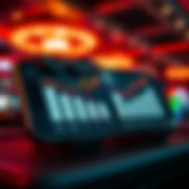 Graphical representation of earnings from mobile gaming