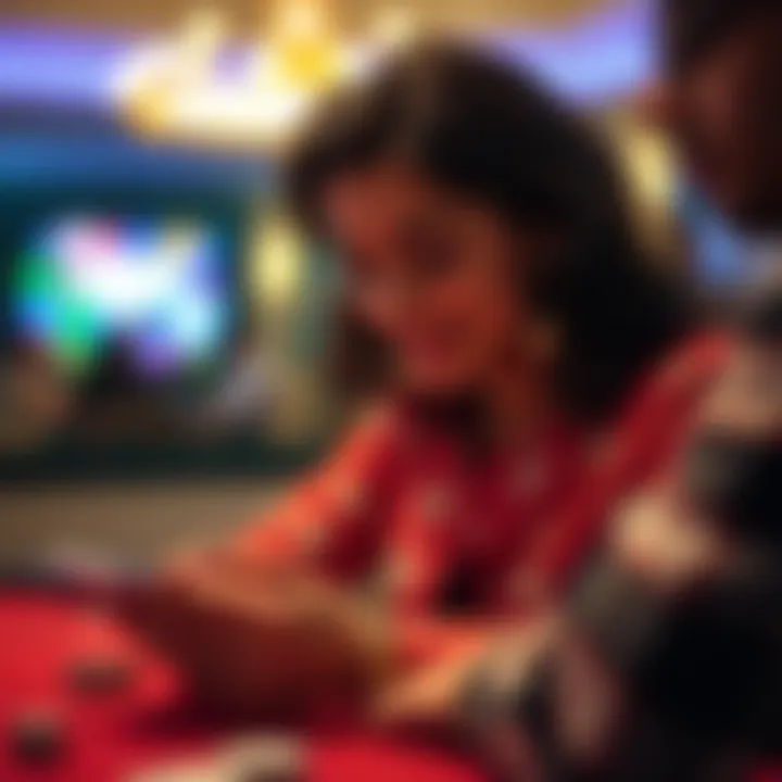 User engaging with an app that offers financial rewards