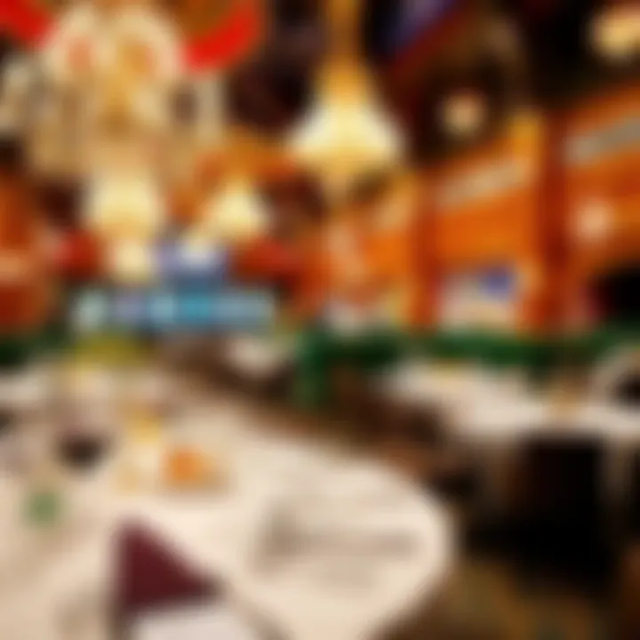 Elegant dining options within the casino