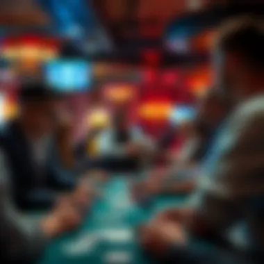 Online poker community interaction