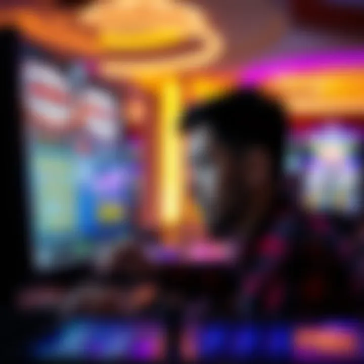 A person browsing through an online lottery ticket purchasing site