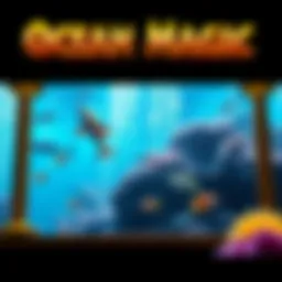 Stunning underwater scene from Ocean Magic slot game