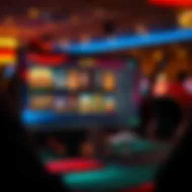 A computer screen displaying online gaming interface