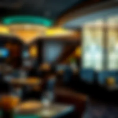 Luxurious lounge area within the Parx Casino Dance Club