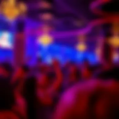 Crowd enjoying a themed event at Parx Casino Dance Club