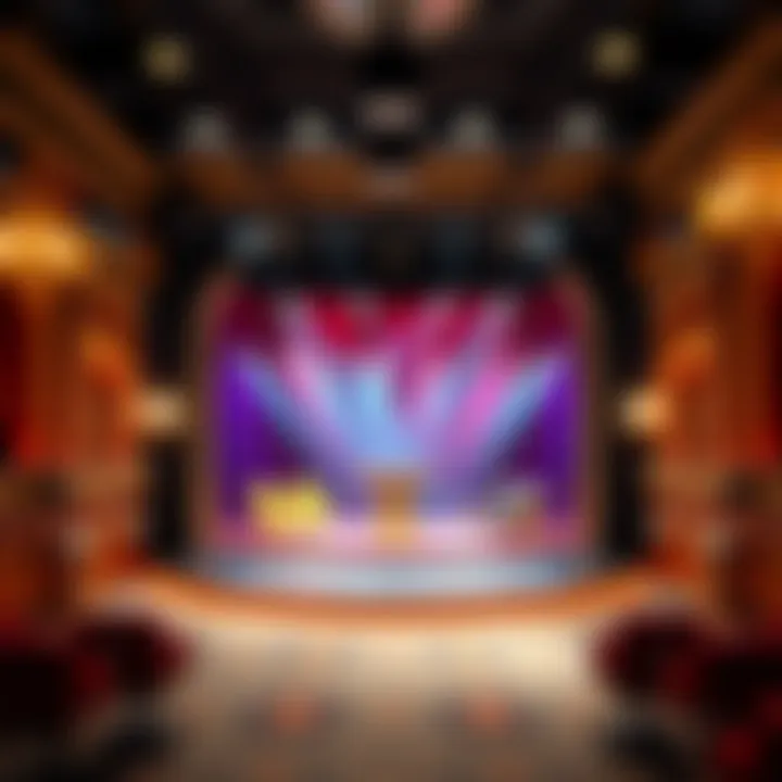 Stunning stage setup for Penn and Teller's show