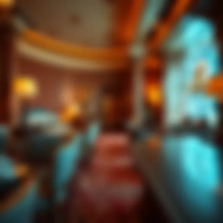 Luxurious interior of a Rampart Casino room showcasing elegant decor