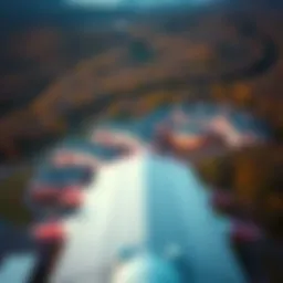 Aerial view of Resorts International Catskills showcasing its vast landscape