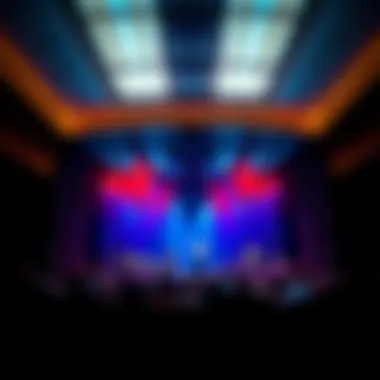 Live entertainment stage at Resorts World Casino Yonkers with performers