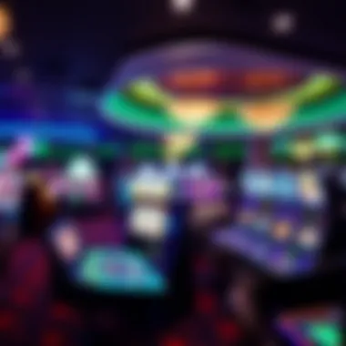 Exciting gaming floor filled with diverse gaming options
