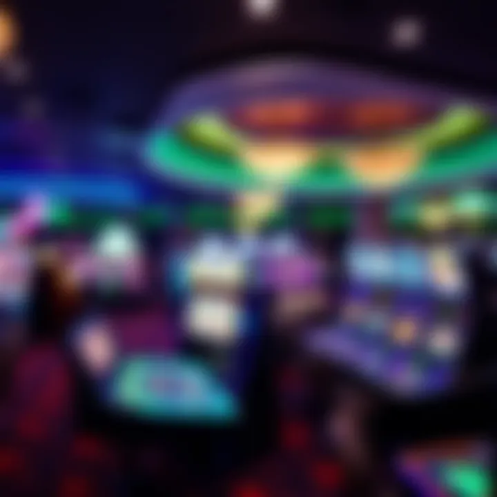 Exciting gaming floor filled with diverse gaming options