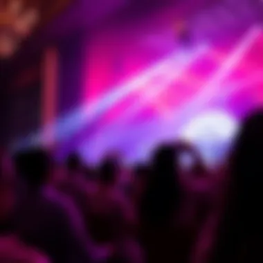 Vibrant entertainment show featuring live performances at the casino