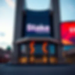 Exterior view of Stake Casino Headquarters showcasing modern architecture