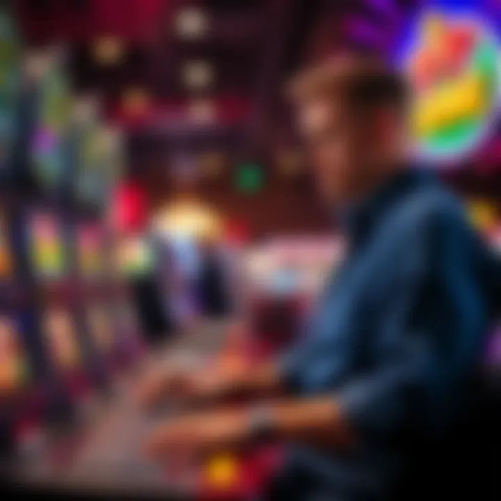 Strategic Gameplay Techniques Illustration of a player strategizing before playing slots