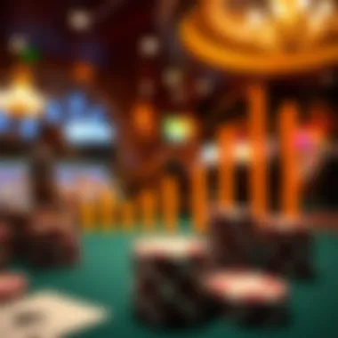 Graph depicting trends in gambling behavior and strategies