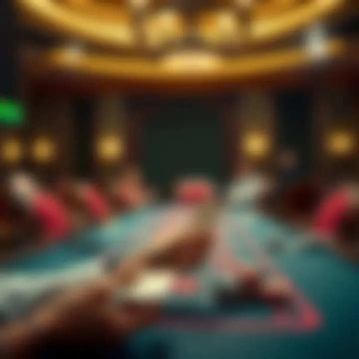 Luxurious casino atmosphere reflecting aristocratic gambling