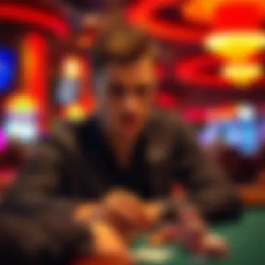 Crafting Effective Betting Strategies An illustration of a player contemplating betting strategies