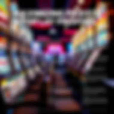 A detailed infographic showcasing various strategies for maximizing slot machine profits