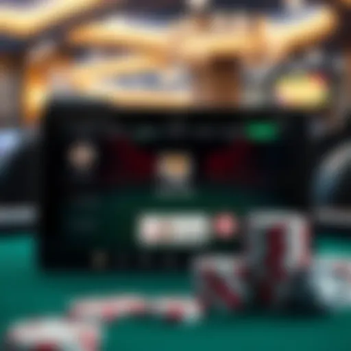 Overview of Tiger Poker App interface