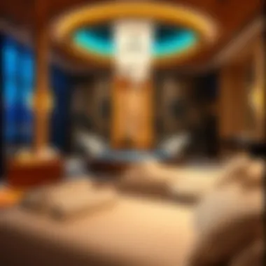 Luxurious spa and wellness area at a casino resort