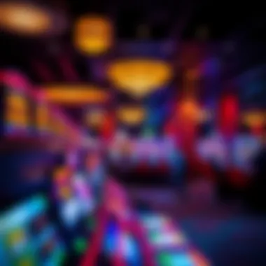 Vibrant gaming floor filled with excitement and energy