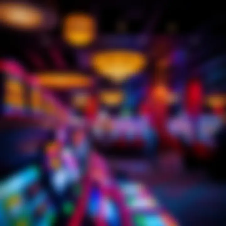 Vibrant gaming floor filled with excitement and energy