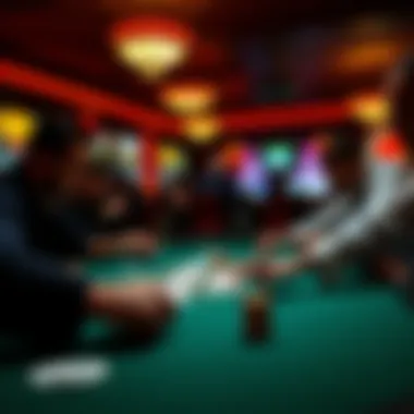 High-stakes poker scene showcasing critical card moments.