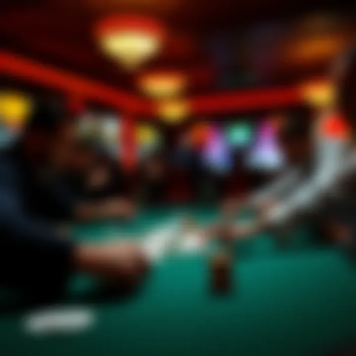 High-stakes poker scene showcasing critical card moments.