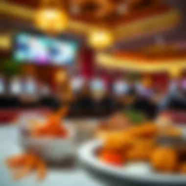 Diverse dining options available at Tropicana Casino & Resort, showcasing vibrant cuisine