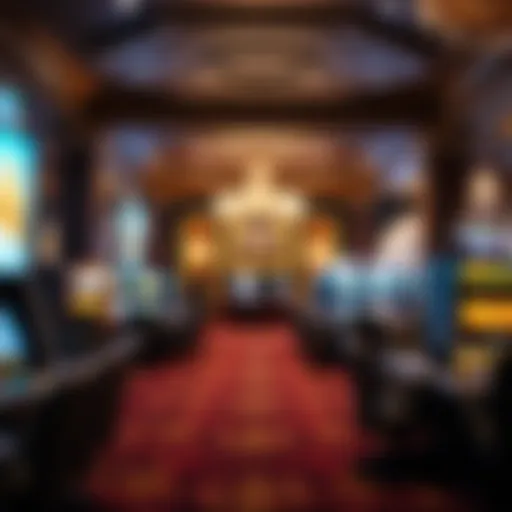 Luxurious interior of Turning Stone Resort Casino showcasing elegant gaming areas