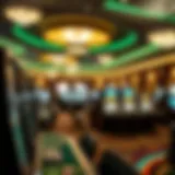 Luxurious gaming floor at Turtle Creek Casino